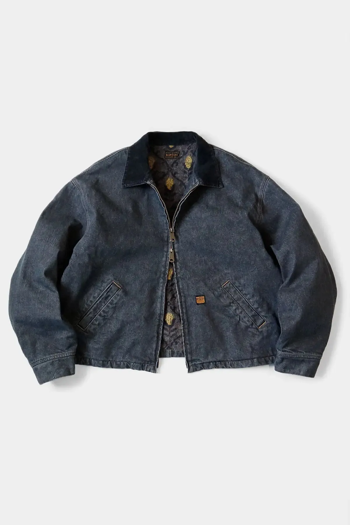 14oz BLKxECR Denim T-Back Drizzler JKT - Black