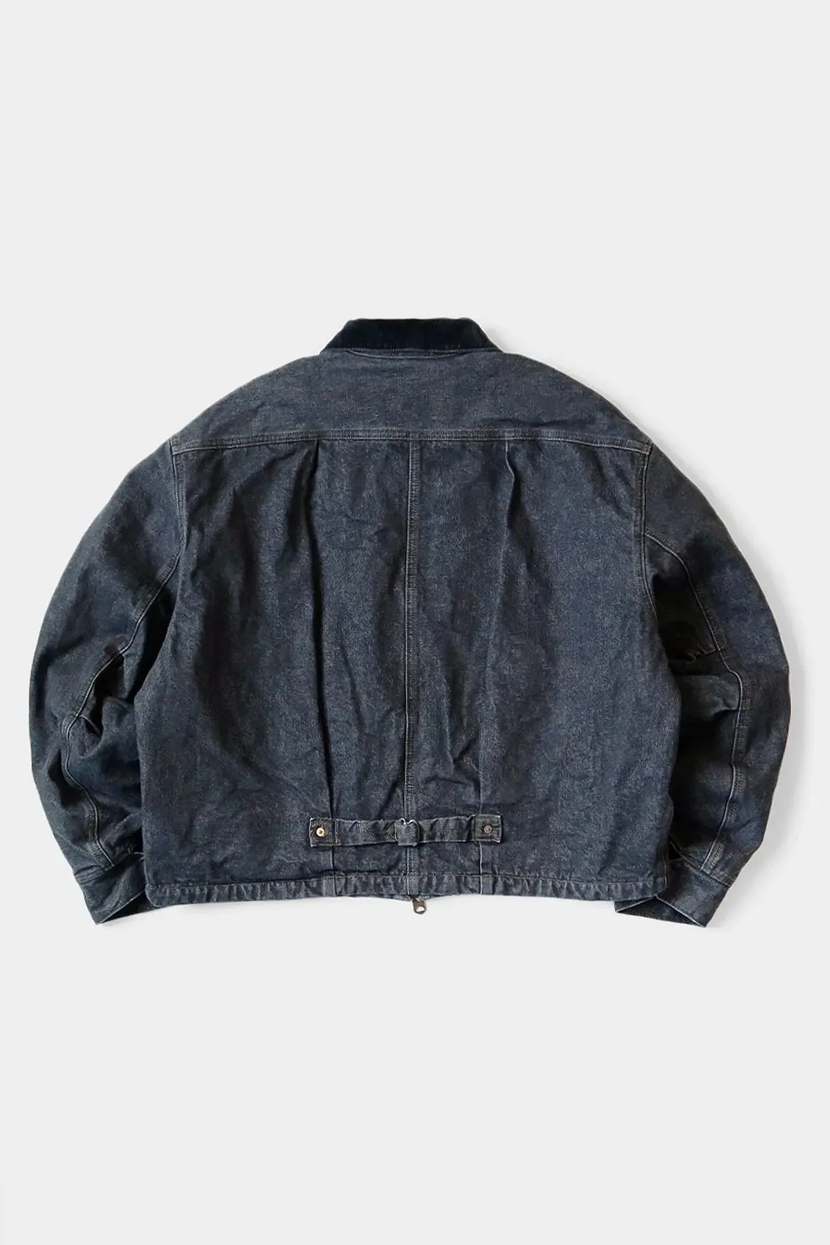 14oz BLKxECR Denim T-Back Drizzler JKT - Black
