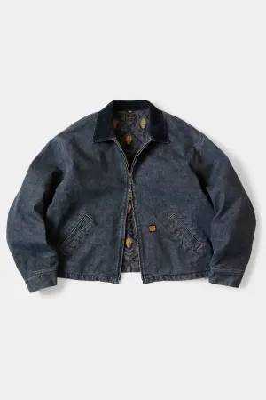 14oz BLKxECR Denim T-Back Drizzler JKT - Black