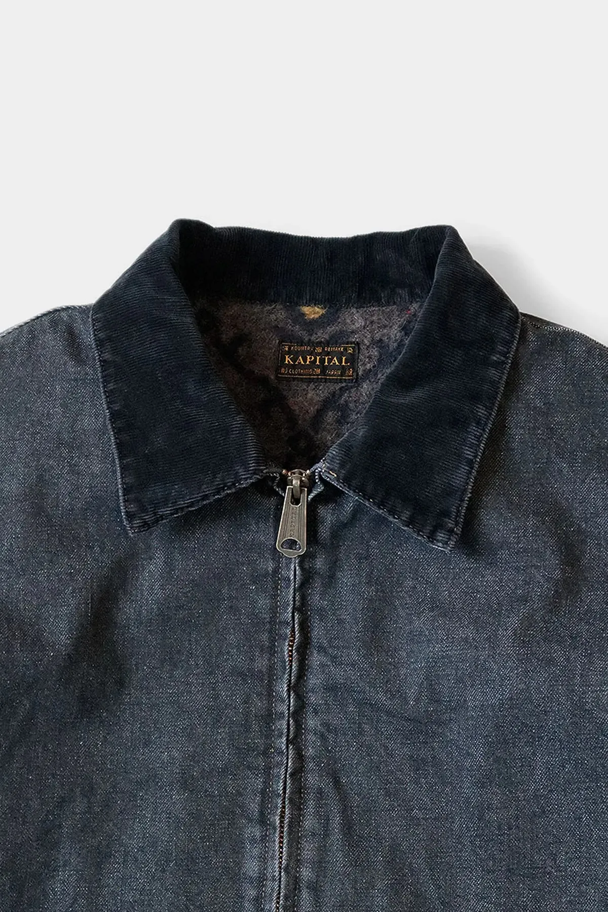 14oz BLKxECR Denim T-Back Drizzler JKT - Black