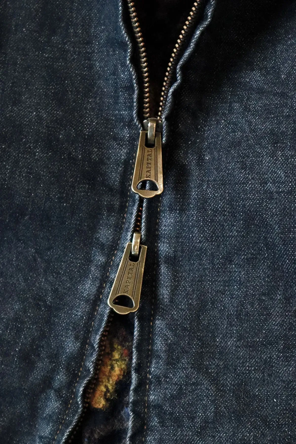 14oz BLKxECR Denim T-Back Drizzler JKT - Black