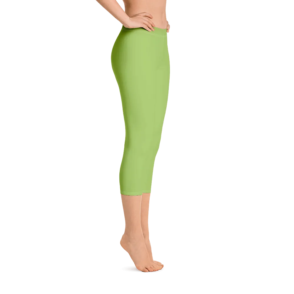 Apple Green Capri Leggings
