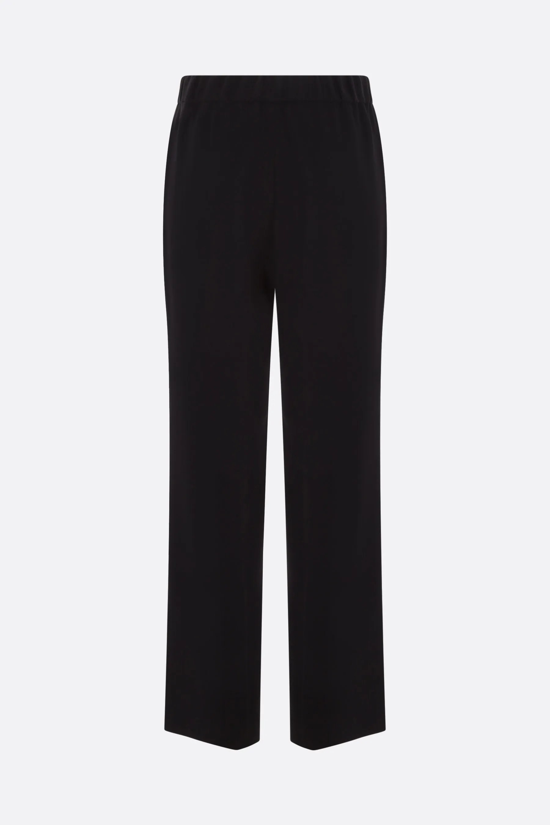 cady stretch wide-leg pants
