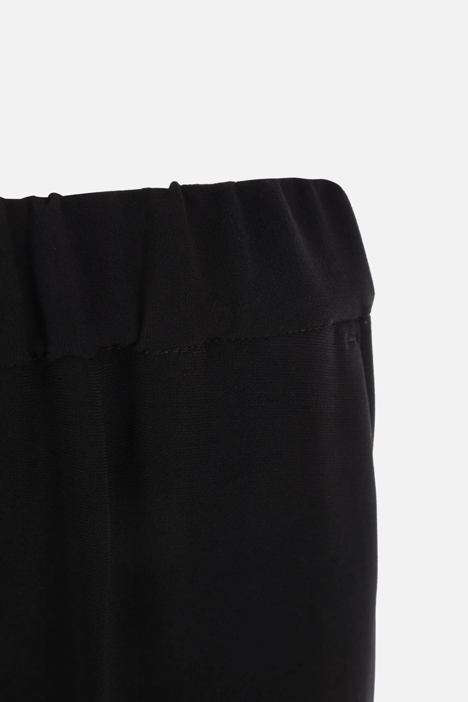 cady stretch wide-leg pants