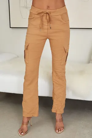 Crinkle Cargo Pants