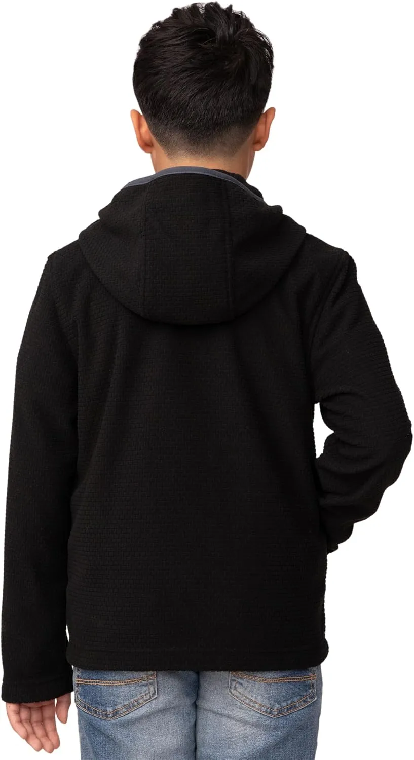 Free Country Boys' Brick Fleece Hoodie Jacket