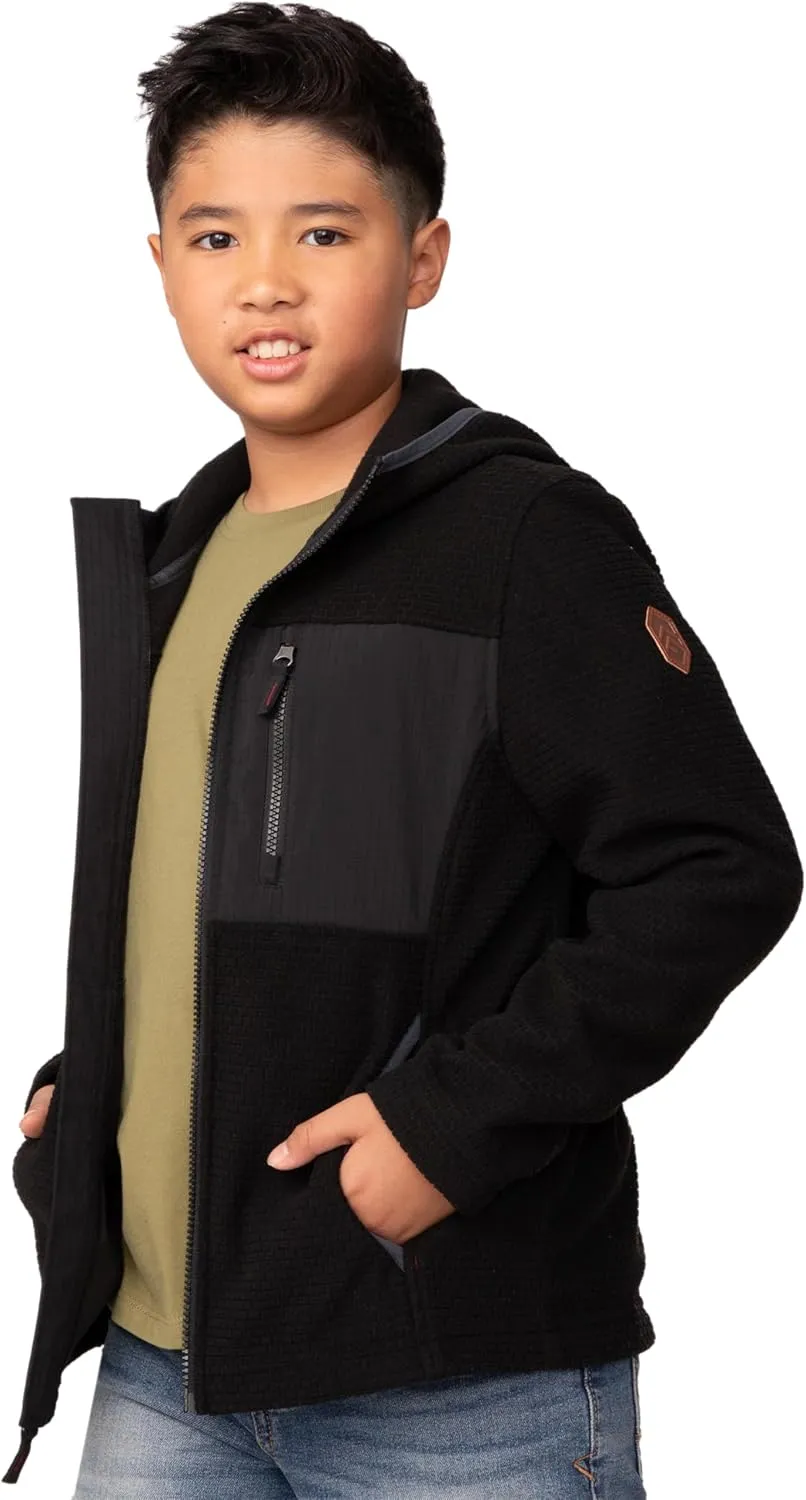 Free Country Boys' Brick Fleece Hoodie Jacket