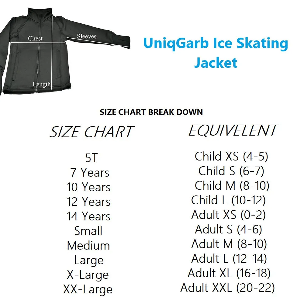 Ice Skating Jacket for Girls & Women - Dual Skates UGJK2 (Copy)