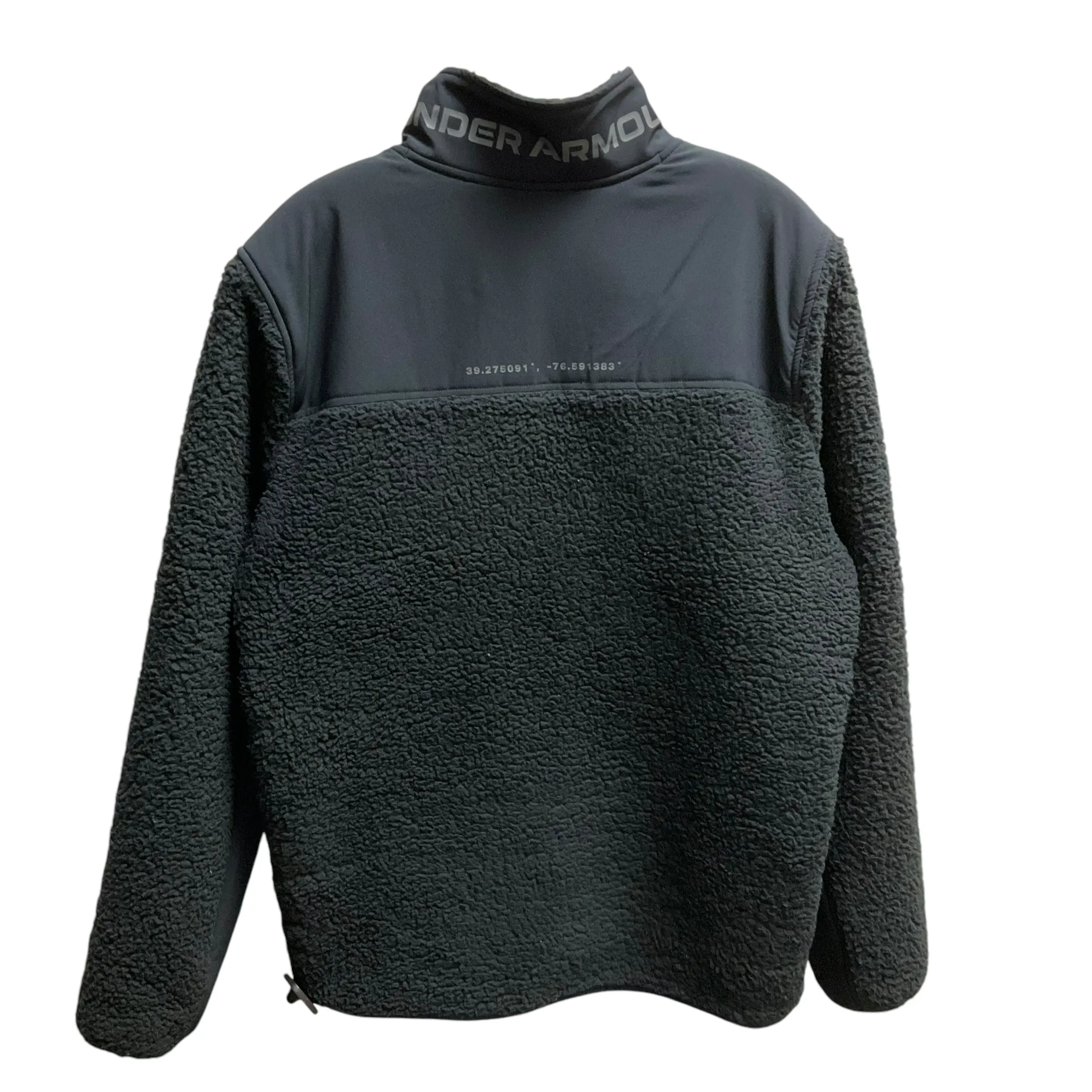 Jacket Fleece By Under Armour In Black, Size: L