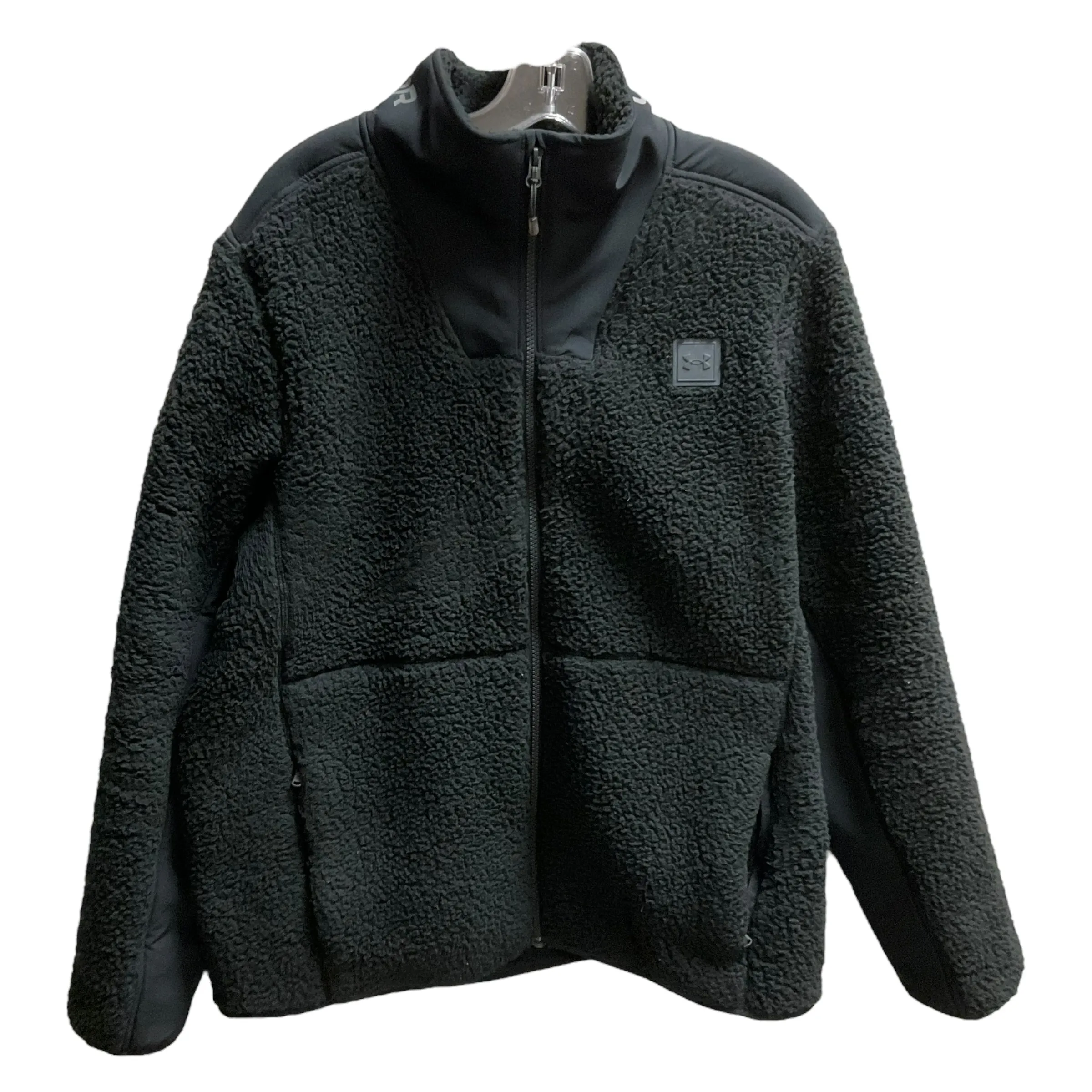Jacket Fleece By Under Armour In Black, Size: L