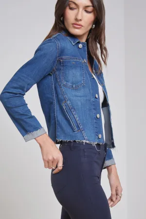 Janelle Slim Raw Jacket | Authentique