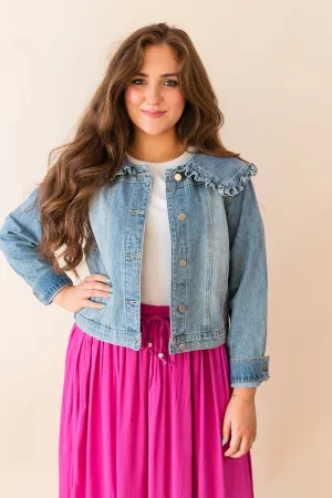 Mara Ruffle Collar Jacket