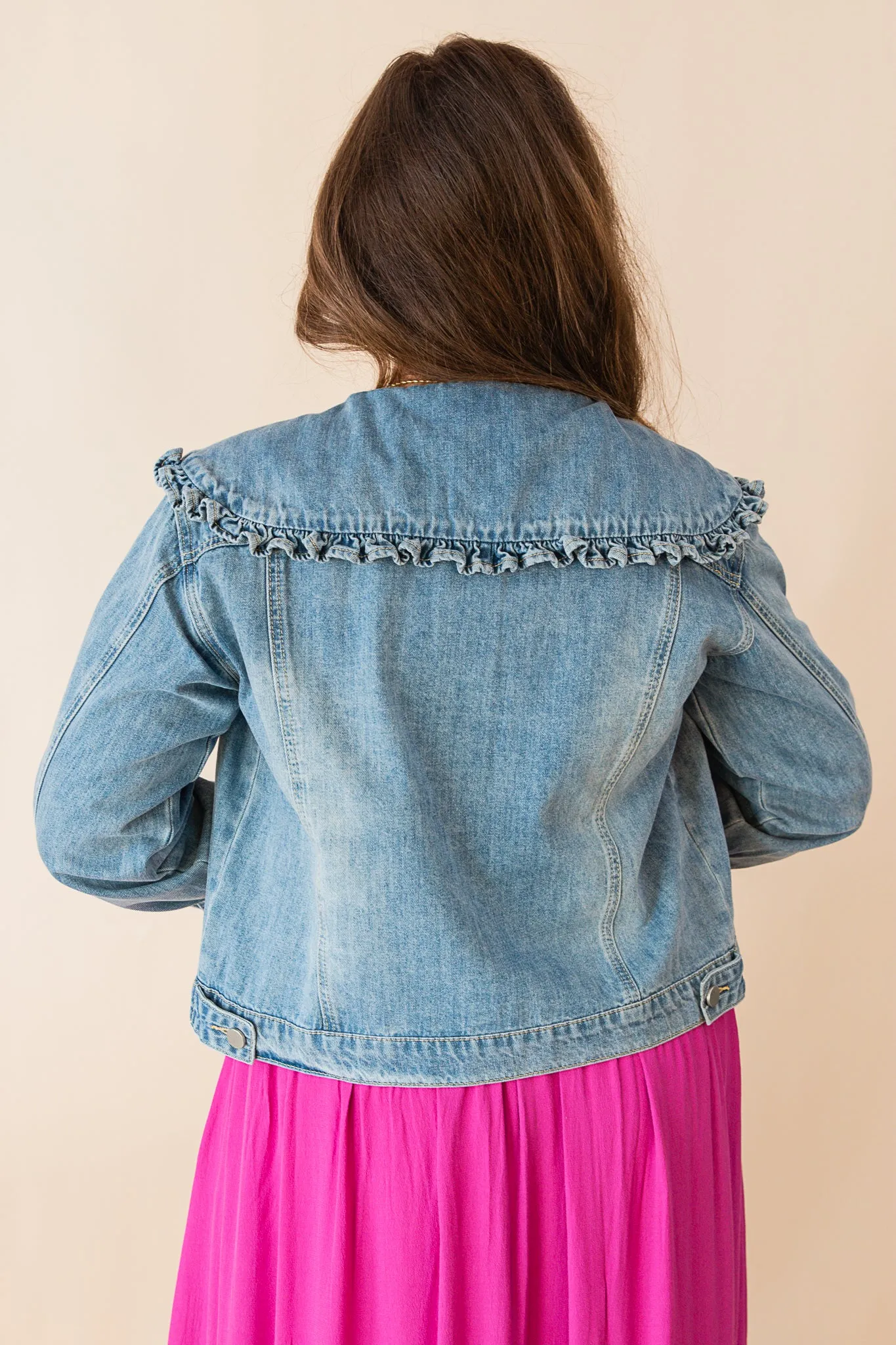 Mara Ruffle Collar Jacket