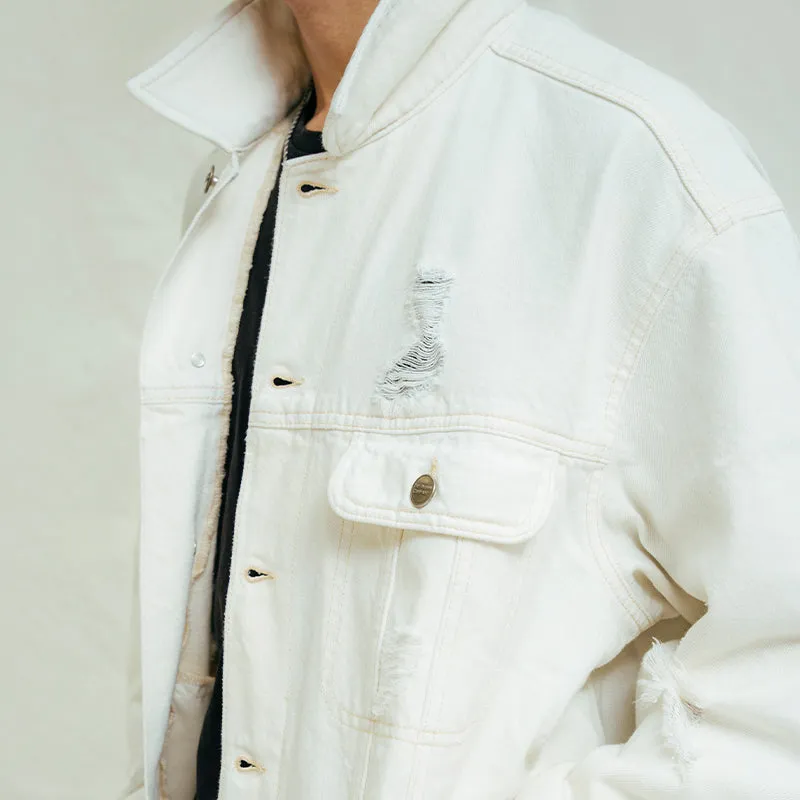 White Denim Jacket