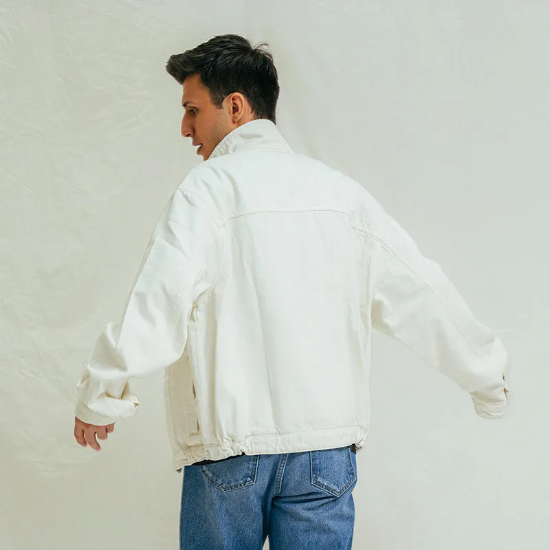 White Denim Jacket