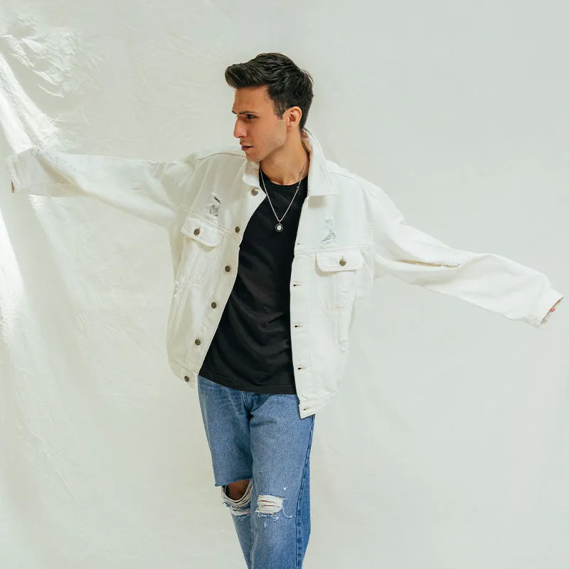 White Denim Jacket